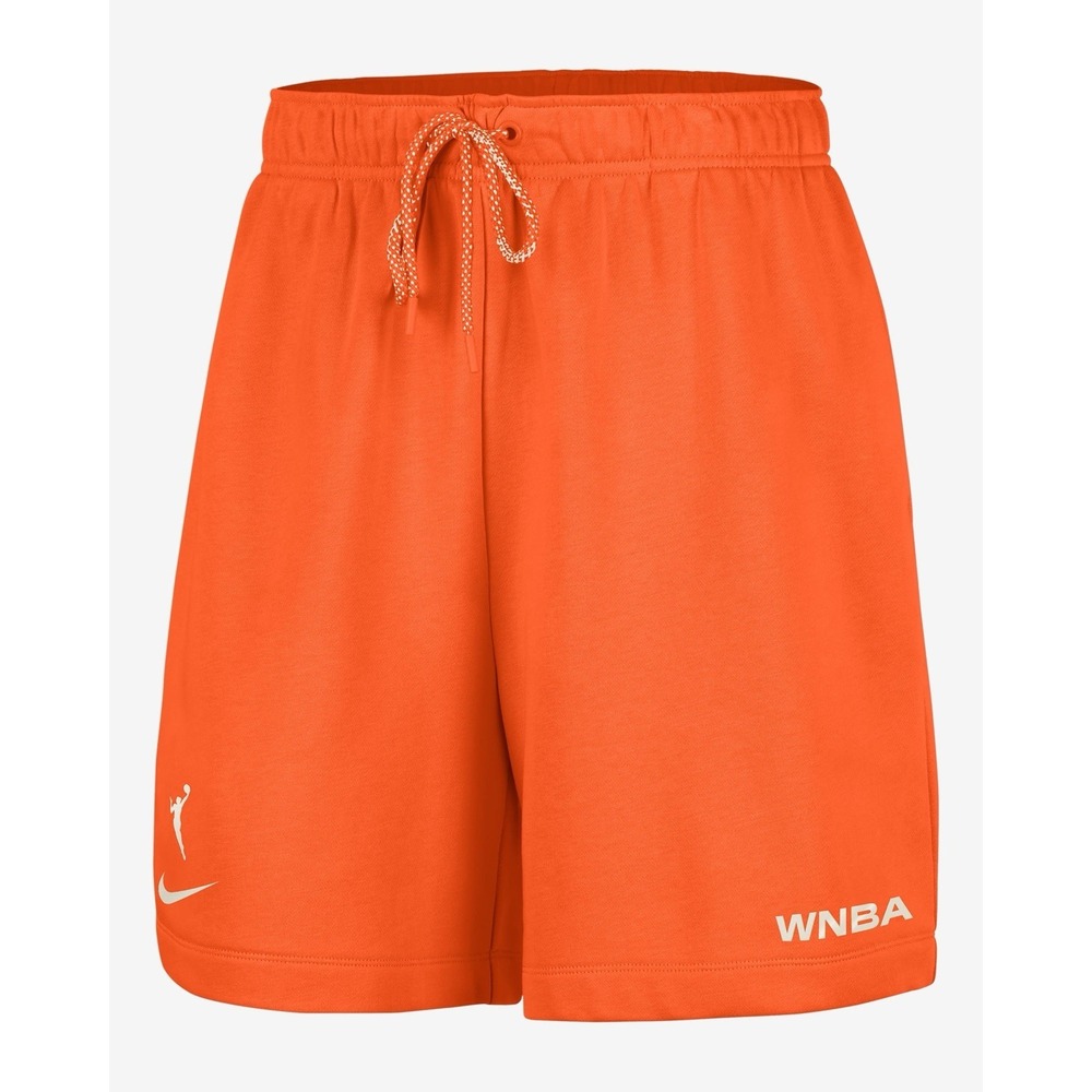 Women's Nike WNBA 6" Fleece Shorts‎ Size Small Team 13 Basketball Orange New